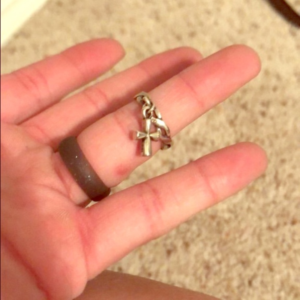 James Avery cross ring